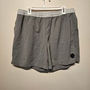 Chubbies XXL 5.5" Inseam Gray Activewear Shorts Zip Pockets